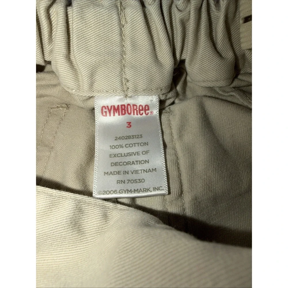 GYMBOREE Girl Khaki Flare Leg Cuff Pants Size 3‎
